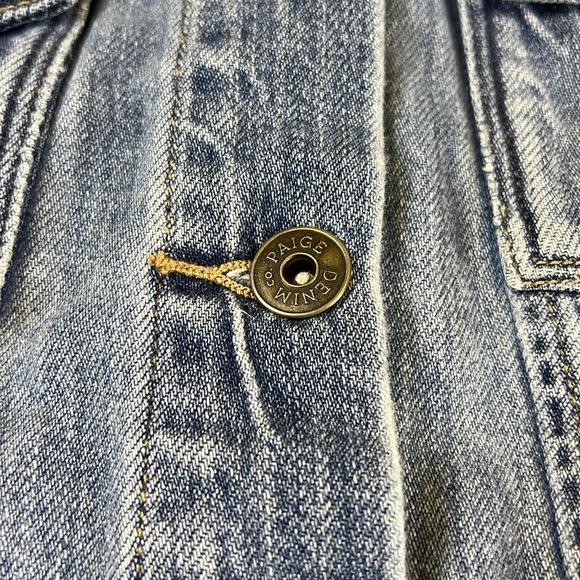 Paige Women's Denim Jean Jacket Size XS - Picture 10 of 13